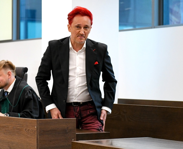 Michał Wiśniewski na rozprawie