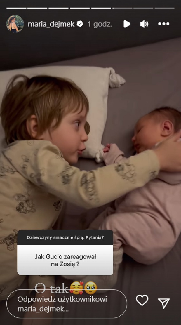 Maria Dejmek zdradziła jak jej syn nazywa siostrę