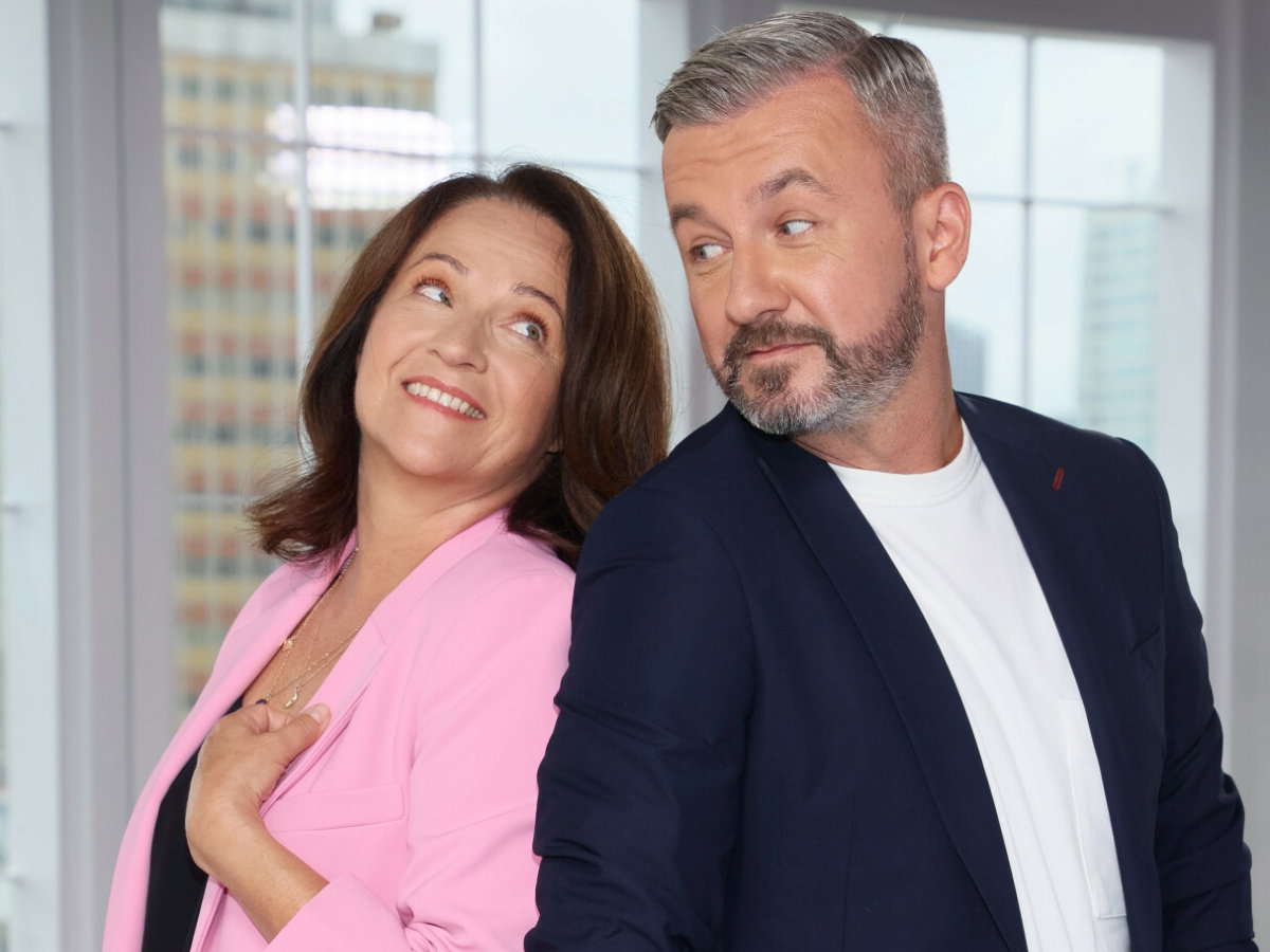 Ewa Drzyzga i Krzysztof Skórzyński