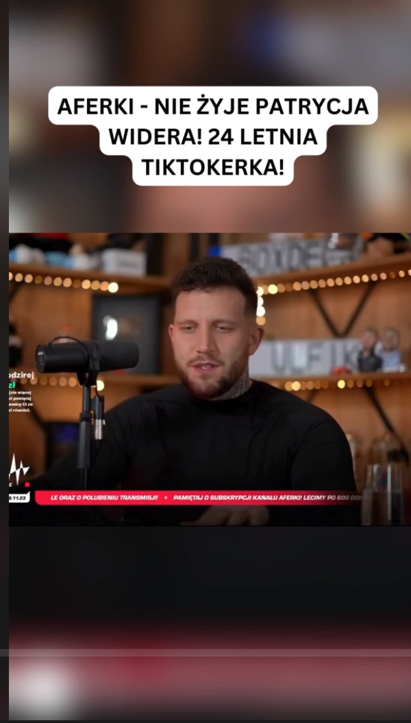 Boxdel o Patrycji Widerze