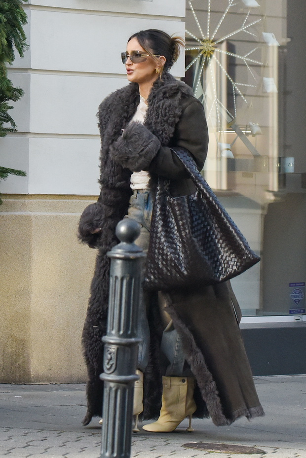 Marina Łuczenko-Szczęsna na zakupach