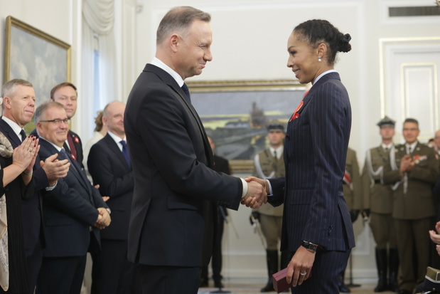 Omenaa Mensah i Rafał Brzoska