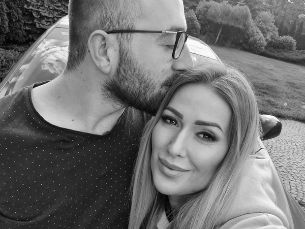 Sylwia Peretti odwiedza grób syna