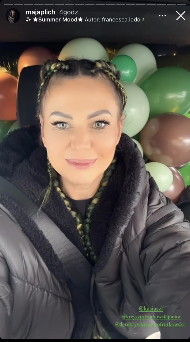 Maja Rutkowski pokazuje prezenty syna
