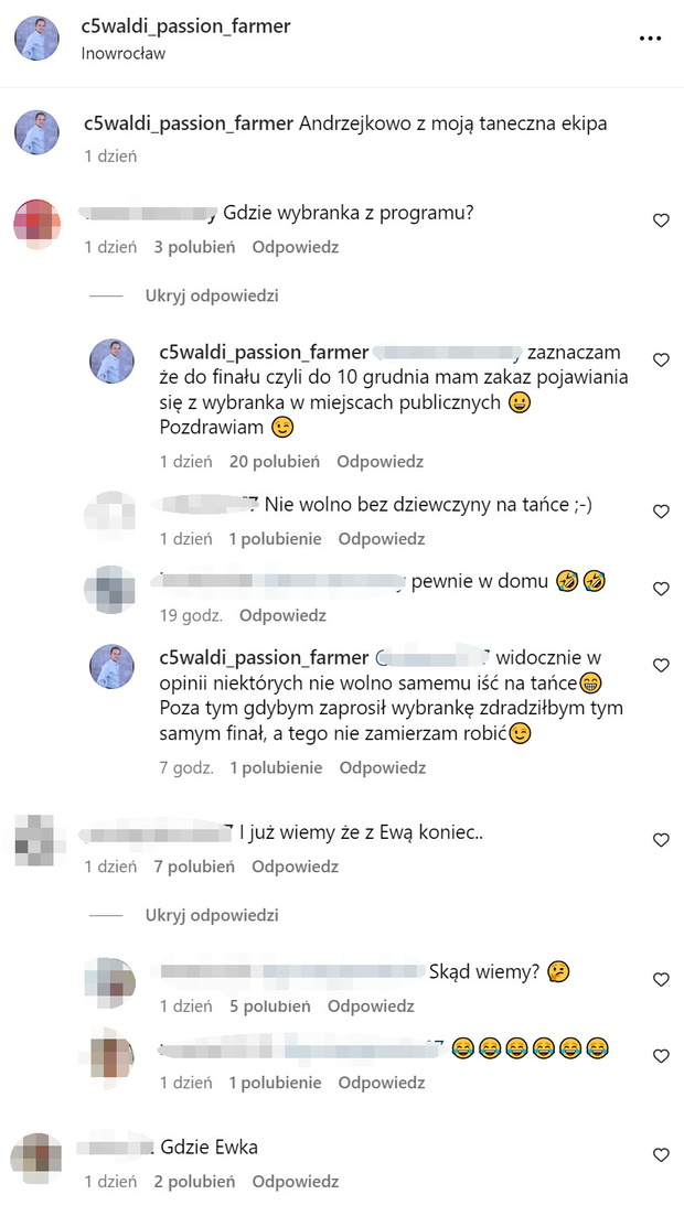 Waldemar pozuje z kobietą, a fani pytają o Ewę