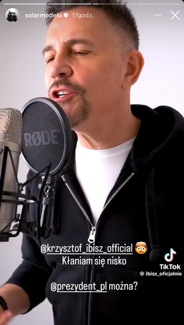 Krzysztof Ibisz rapuje