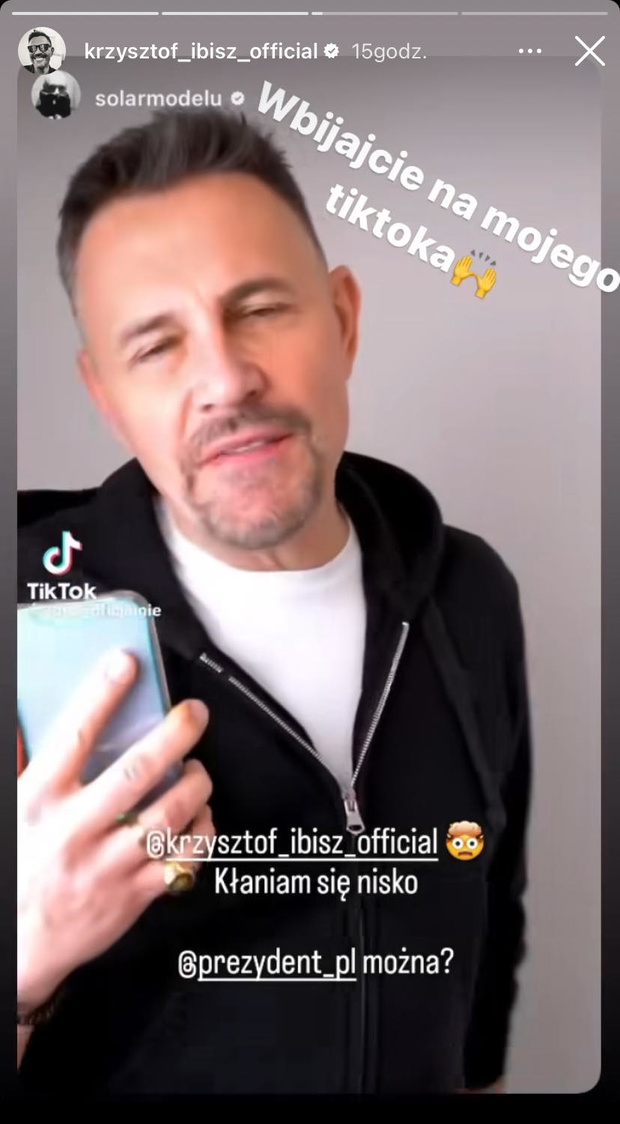 Krzysztof Ibisz rapuje
