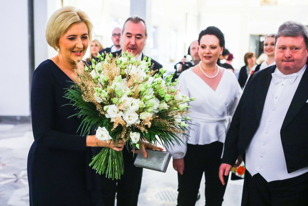 Agata Duda na koncercie Mazowsza