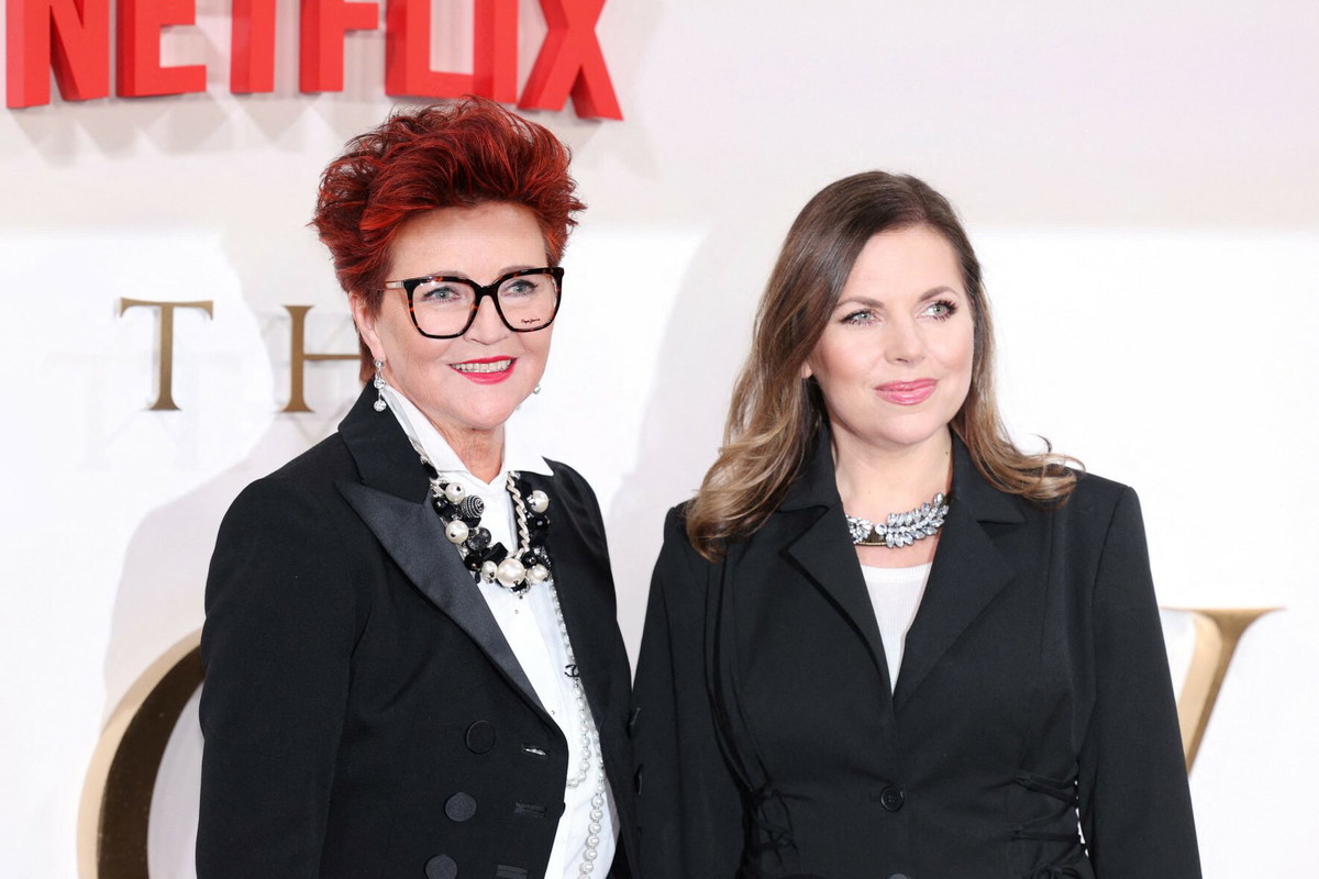 Jolanta i Aleksandra Kwaśniewskie na premierze The Crown