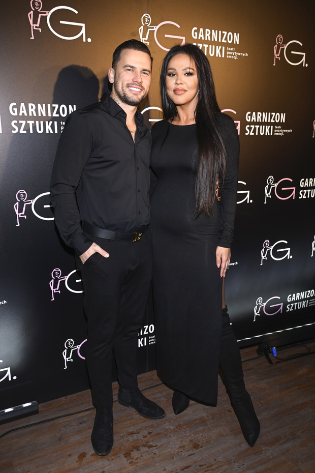 Sylwia Bomba i Grzegorz Collins na premierze sztuki "Klub Niepokornych"