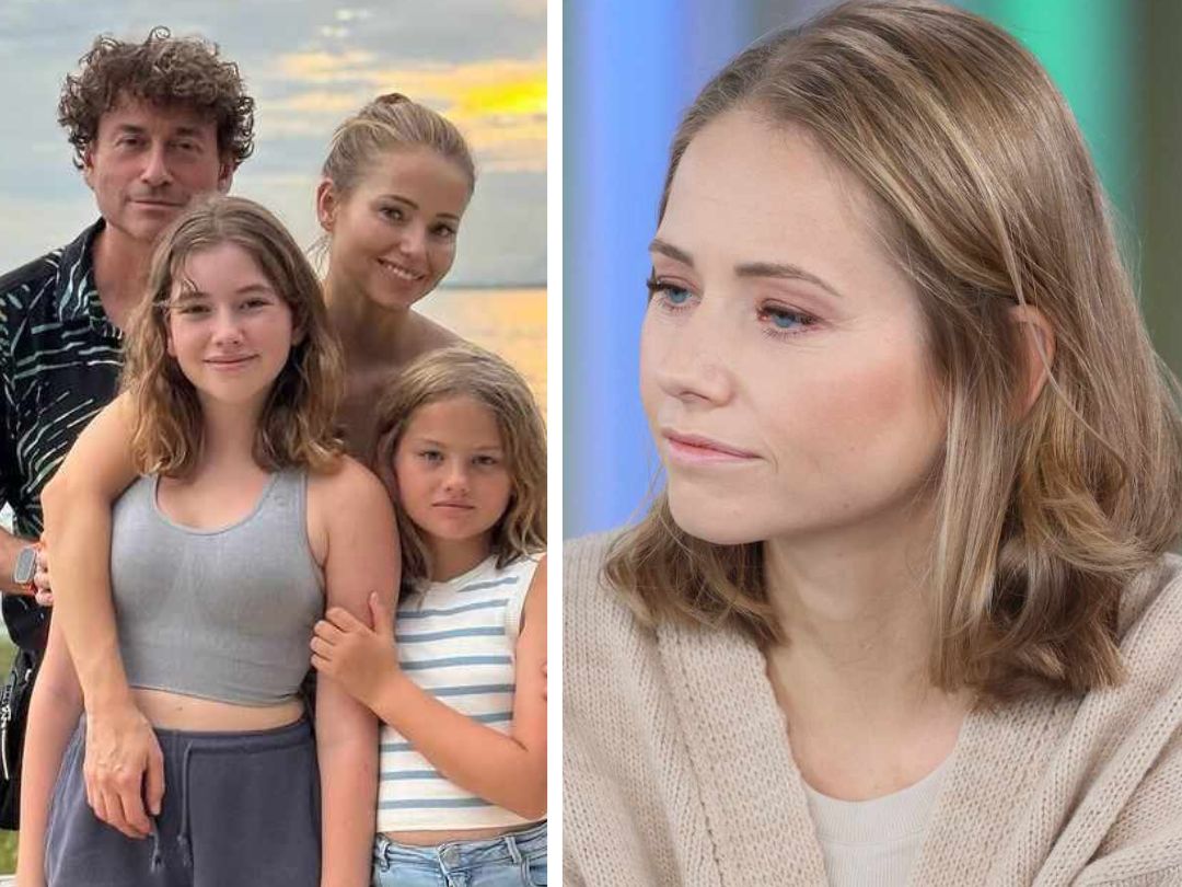 Agata Rubik z rodziną