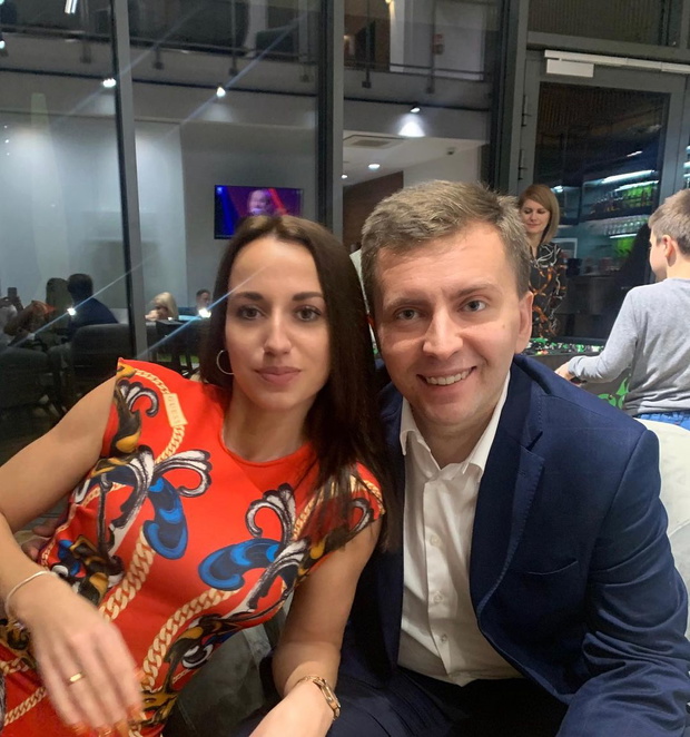 Marianna Schreiber z mężem