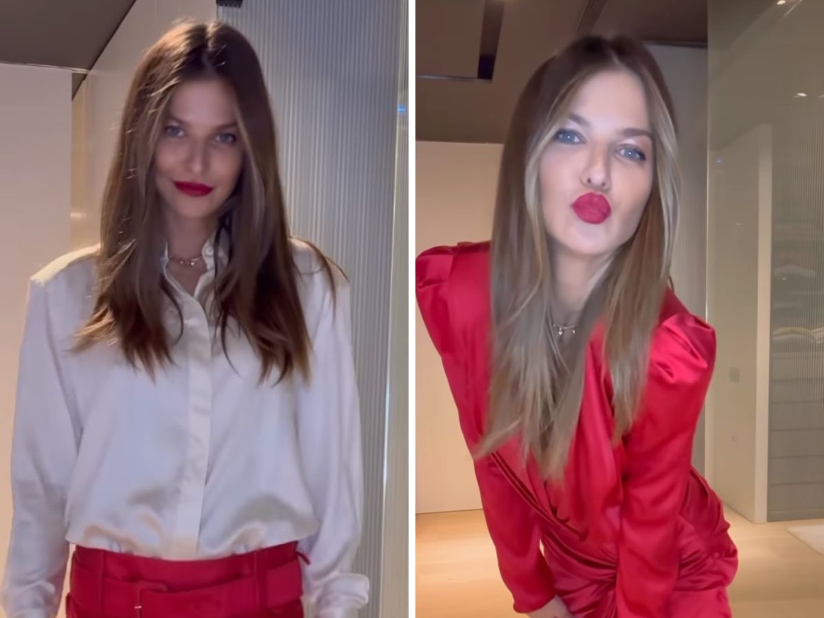 Anna Lewandowska w wyzywającej kreacji