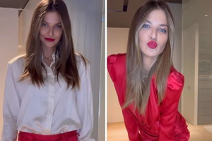 Anna Lewandowska w wyzywającej kreacji