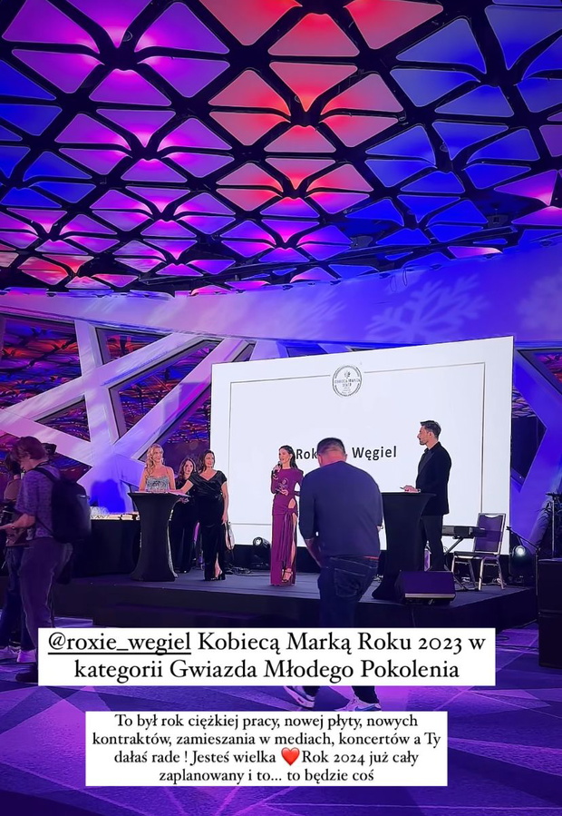 Kevin Mglej o sukcesie Roksany Węgiel na gali Marki Roku 2023