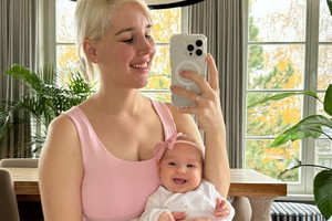 Lil Masti z córką Arią