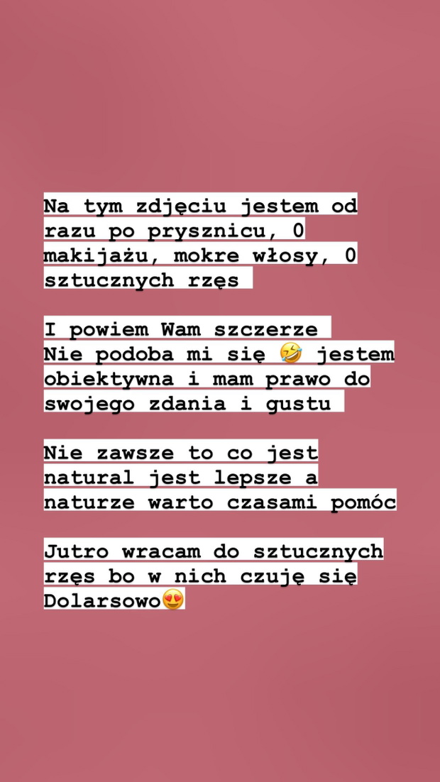 Caroline Derpieński ubolewa nad metamorfozą