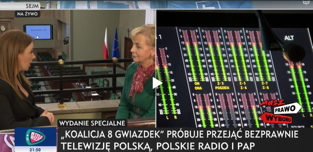 protest pod TVP