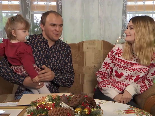 Joanna i Kamil z córką Antosią w świątecznym odcinku Rolnik szuka żony