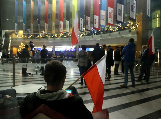protest pod TVP