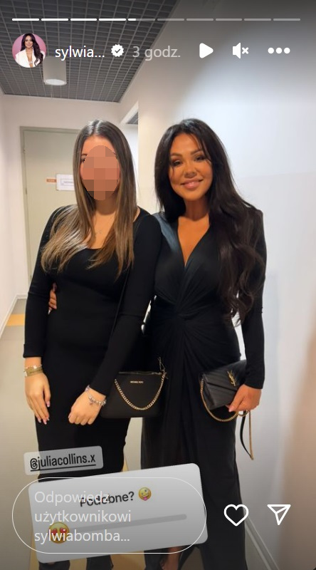 Sylwia Bomba z córką Grzegorza Collinsa