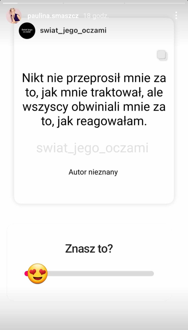 Paulina Smaszcz komentuje zarzuty