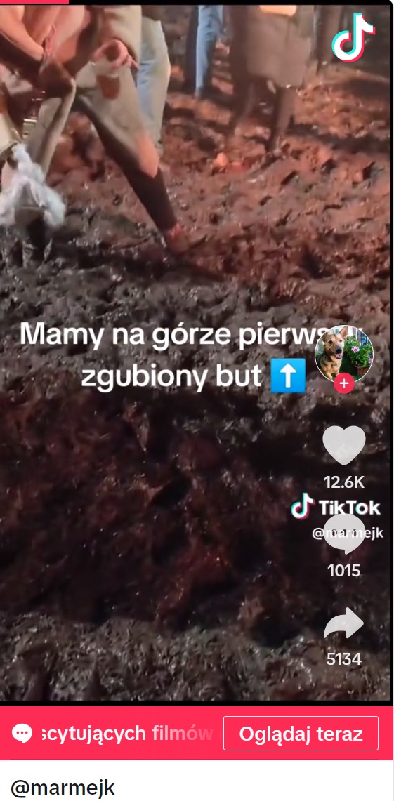 Błoto na Sylwestrze z Polsatem w Chorzowie 3