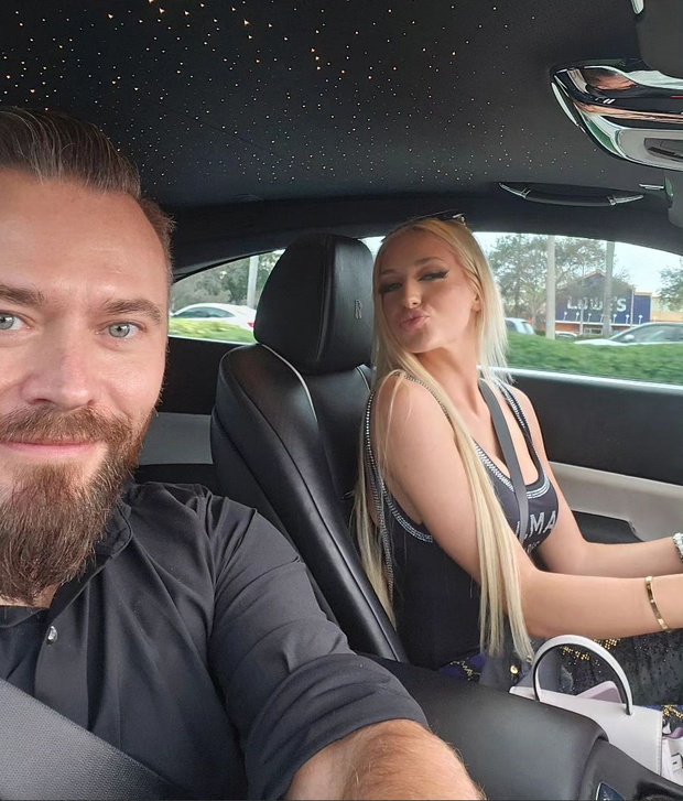 Caroline Derpienski i Krzysztof Stanowski w Miami