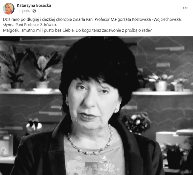 Nie żyje gwiazda TVN