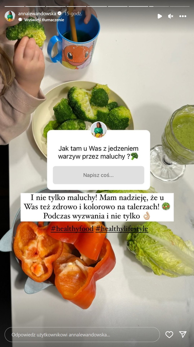 Laura Lewandowska je brokuły