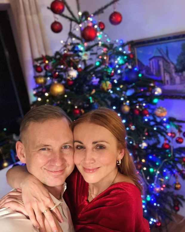Katarzyna Zielińska z mężem