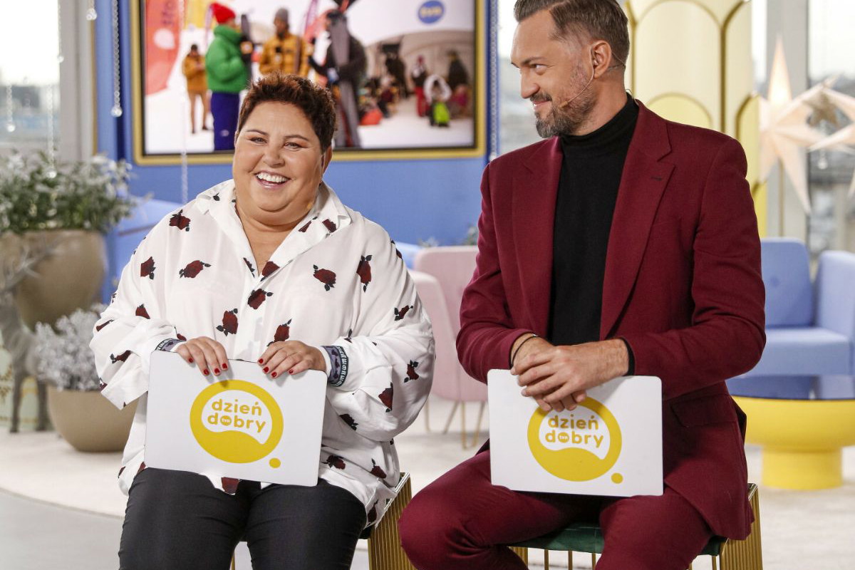 Dorota Wellman i Marcin Prokop w Dzień Dobry TVN