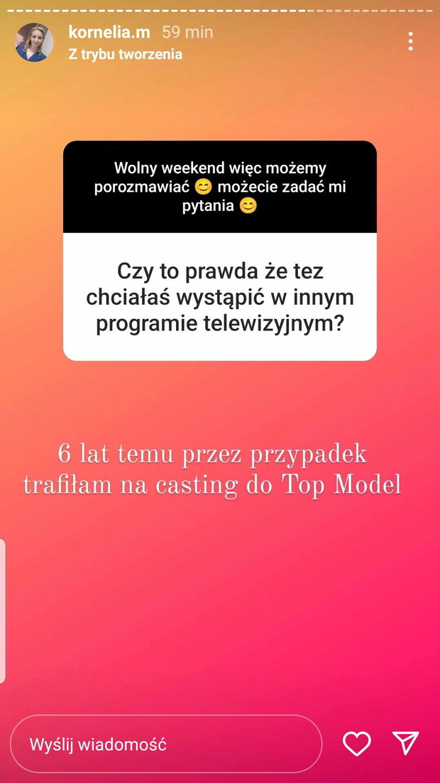 Kornelia ze Ślubu od pierwszego wejrzenia wzięła udział w Top Model