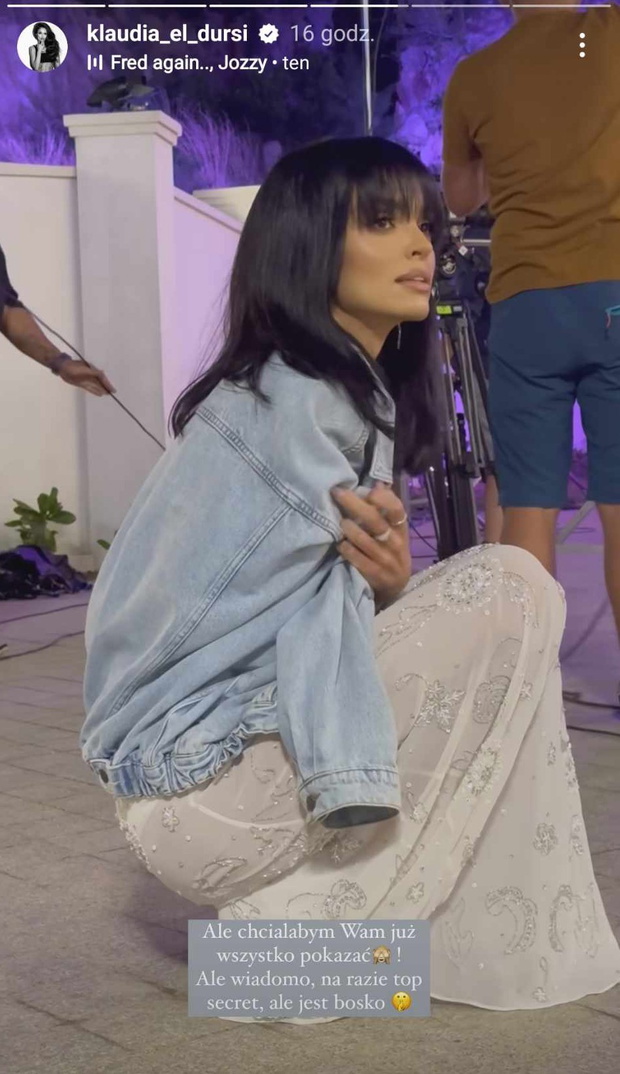 Klaudia El Dursi na planie Hotelu Paradise