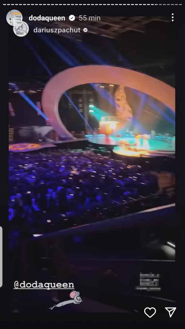 Dariusz Pachut na koncercie Dody