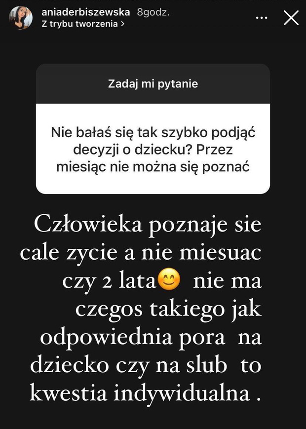 Instagram @aniaderbiszewska
