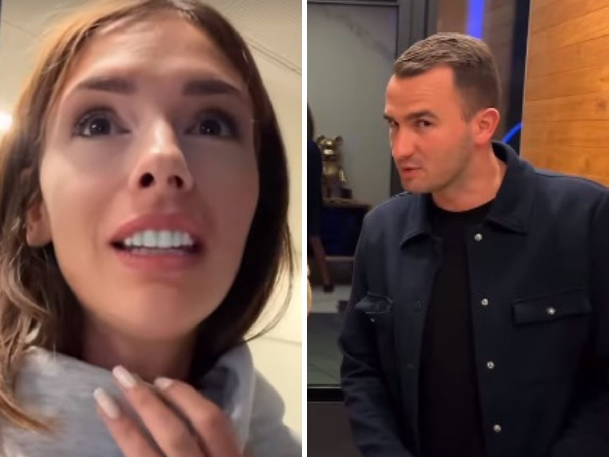 Klaudia Halejcio z narzeczonym