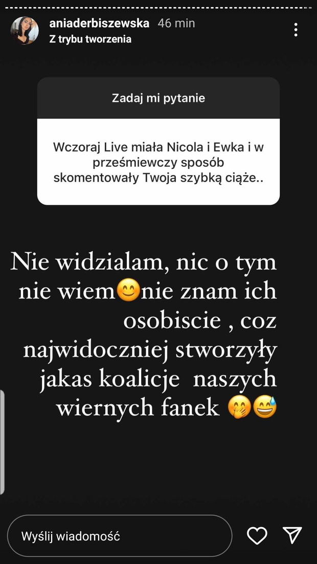 Ania z Rolnik szuka żony reaguje na wiadomość o Ewie i Nicoli