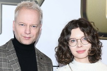 Maciej Stuhr z córką na premierze filmu Fuks 2