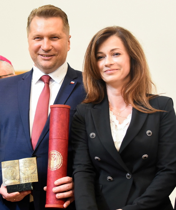 Przemysław Czarnek z żoną Katarzyną