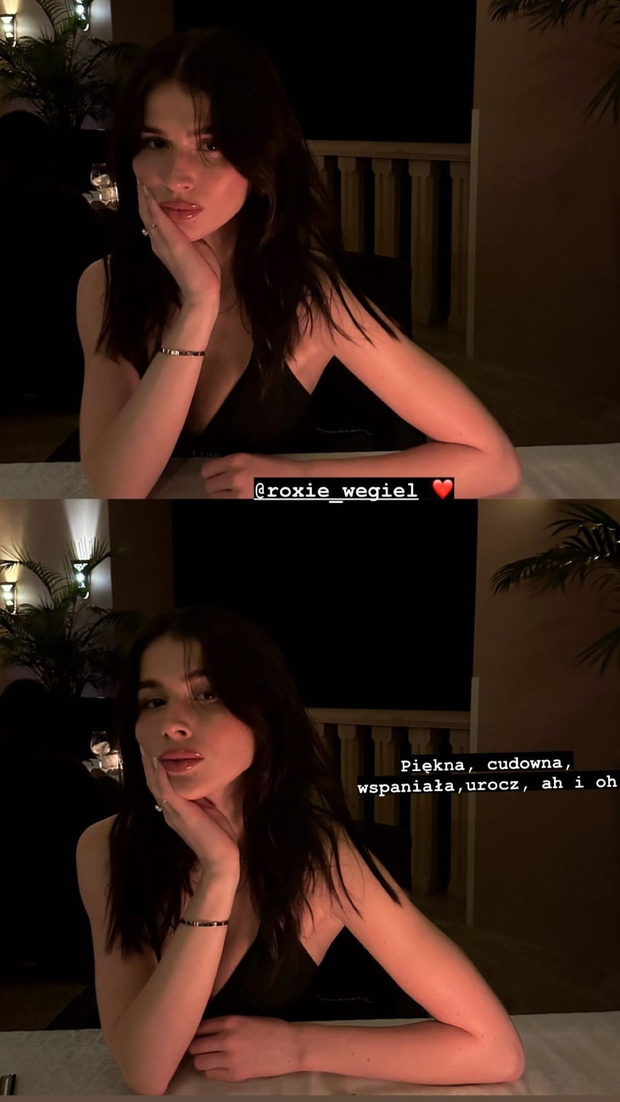 Kevin Mglej zachwyca się Roksaną Węgiel