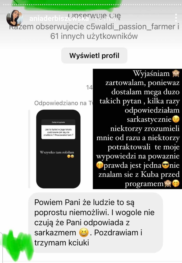 Ania z Rolnik szuka żony tłumaczy się ze swoich słów