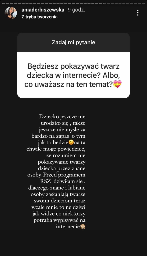 Rolnik szuka żony Anna o pokazywaniu twarzy dziecka