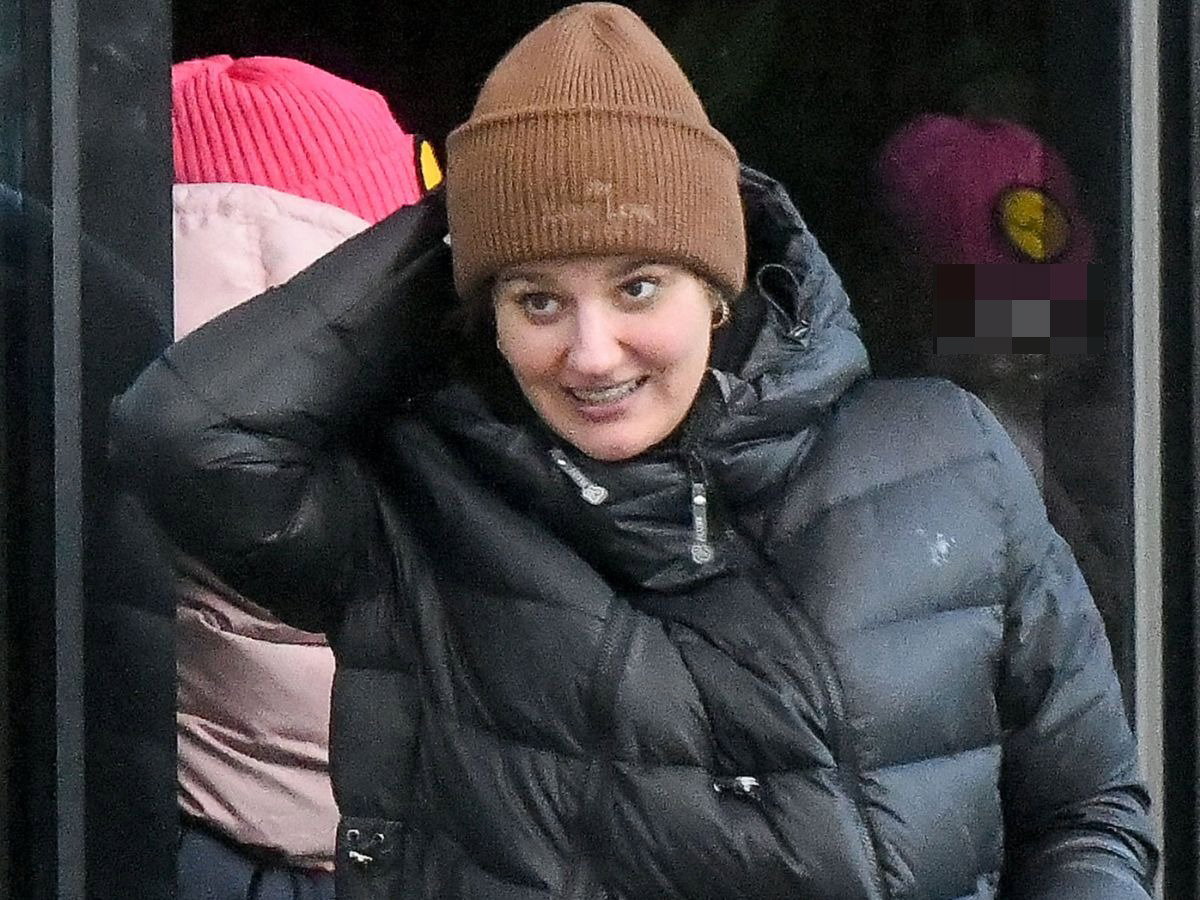 Zofia Zborowska w zimowej stylizacji