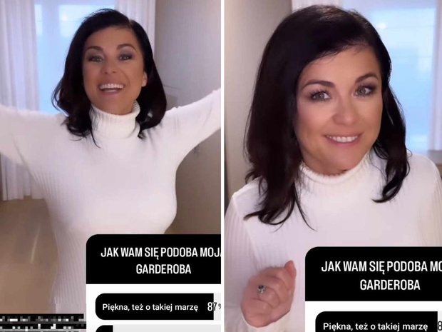 Katarzyna Cichopek pokazała swoją garderobę