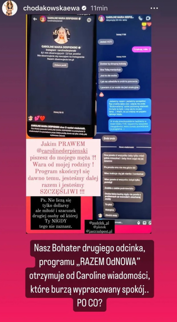 Ewa Chodakowska o Caroline Derpienski