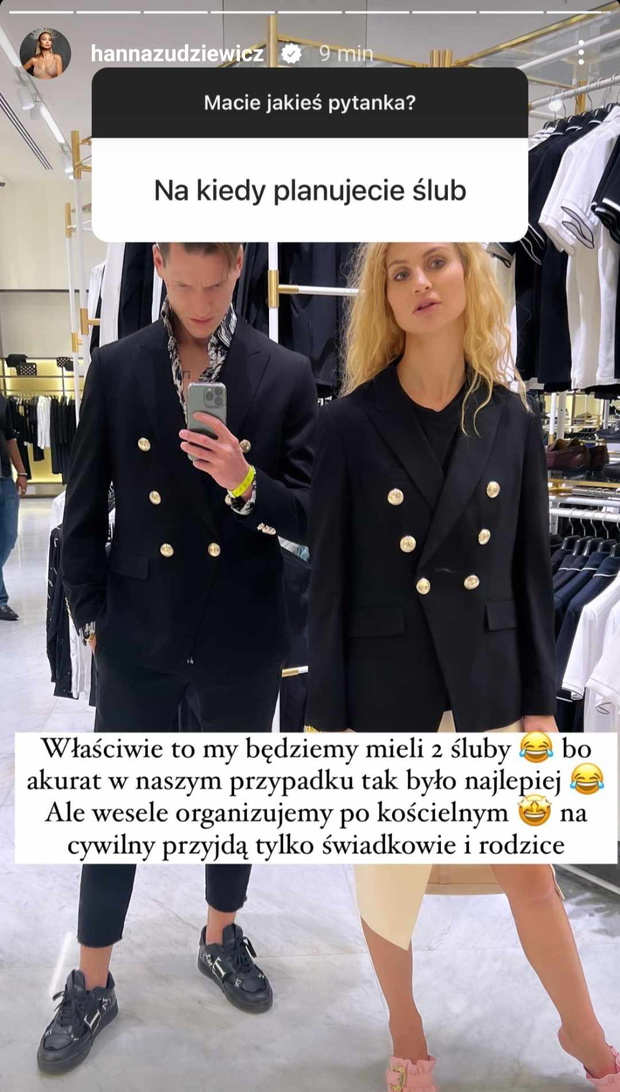 Hanna Żudziewicz o szczegółach ślubu