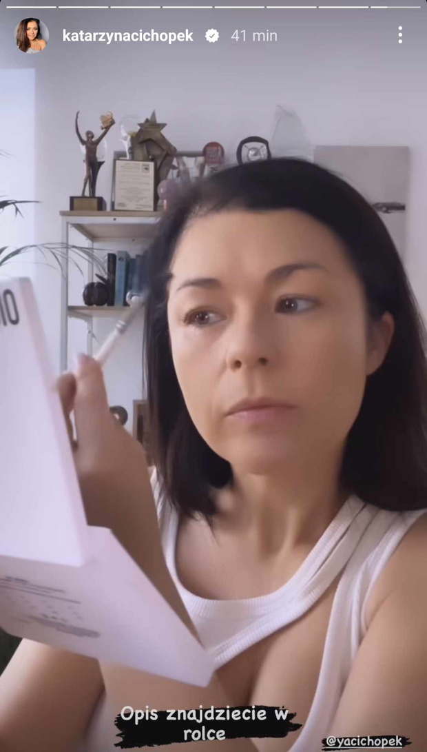 Katarzyna Cichopek pokazała się bez makijażu
