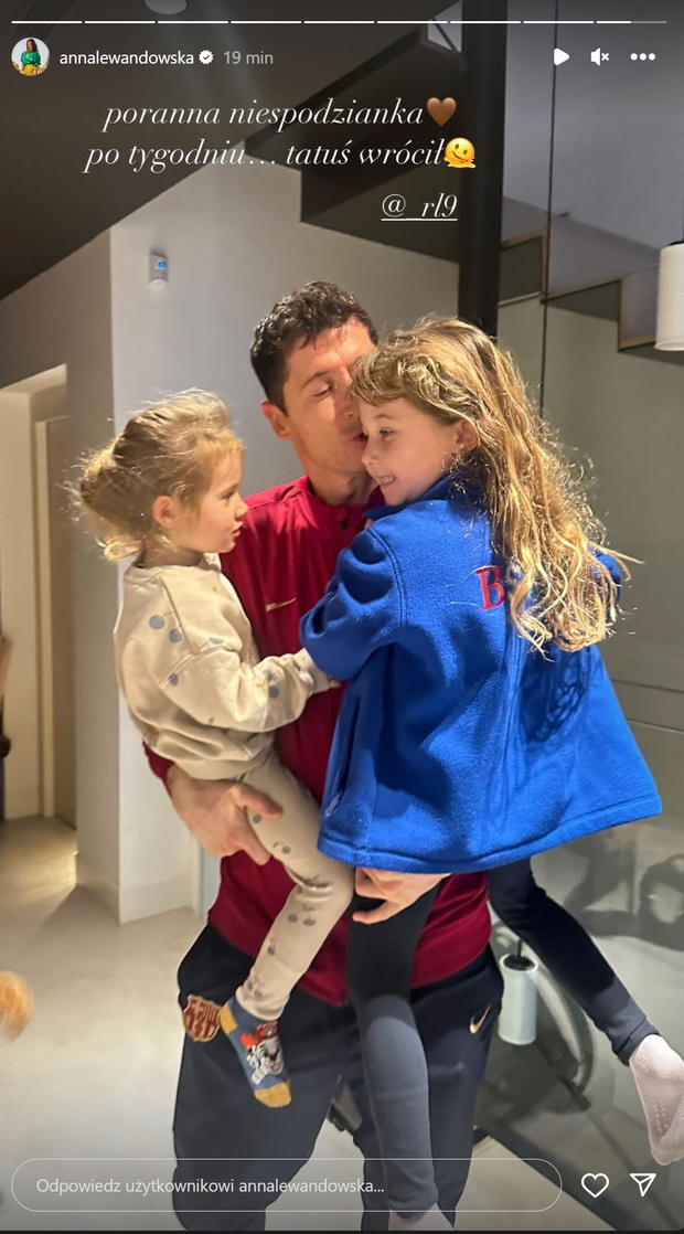 Robert Lewandowski wraca do domu