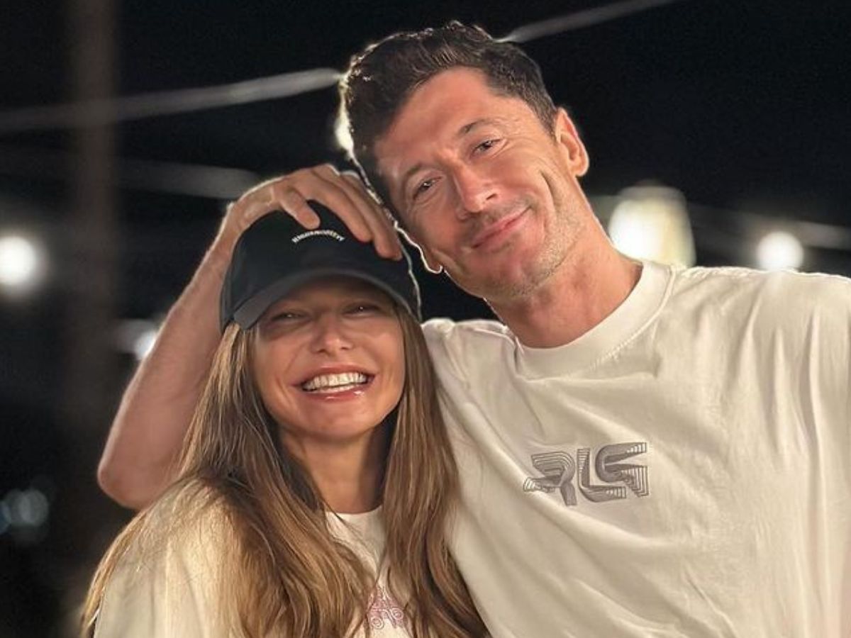 Ania i Robert Lewandowscy